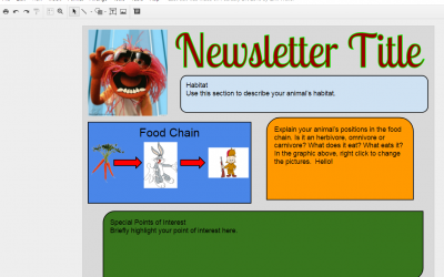 Creating an Organism and Environment Newsletter