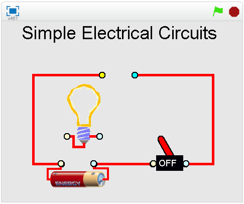 Illustrate Electric Circuits with Scratch